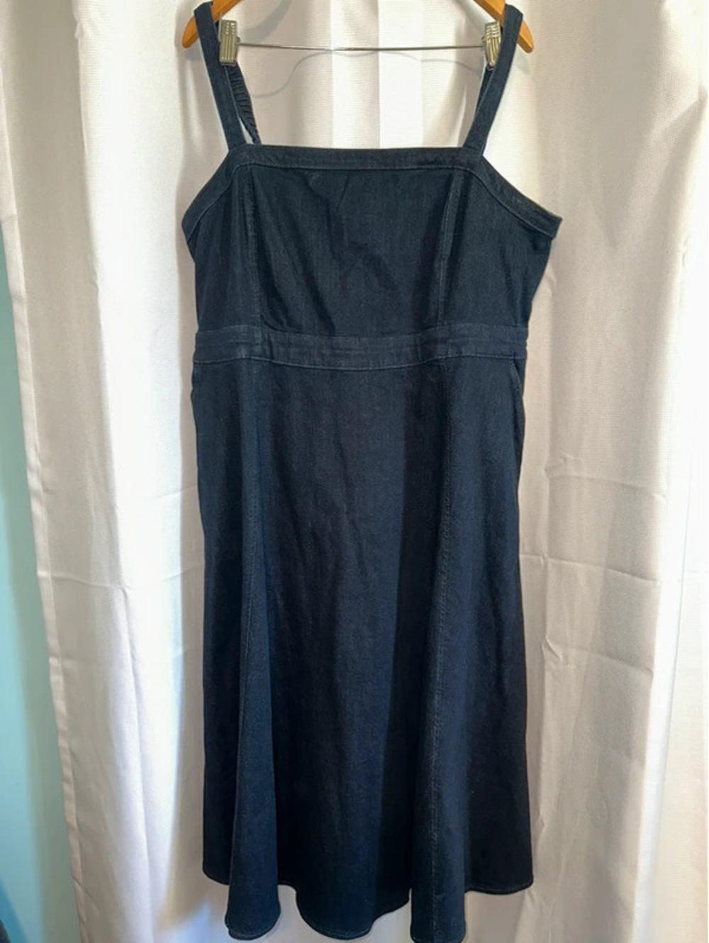 Studio by Torrid Midi Denim Y2K Coquette Summer Dress 16